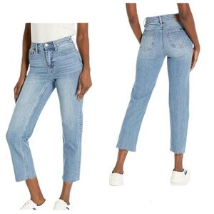 Calvin Klein Vintage Straight High Rise light wash cotton high rise Jean 10